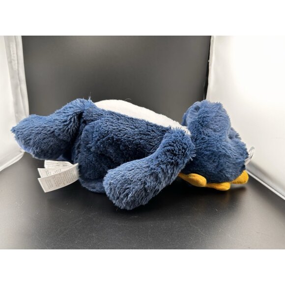 Carter’s Dinosaur Plush Navy Blue White Yellow Stuffed Dino Lovey 68172 With Tag - Picture 10 of 16